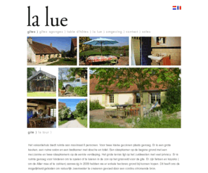 lalue.eu: Gîte, vakantiehuis, table d'hôtes, Allier, Auvergne, Frankrijk
La Lue, Agonges, Allier, Auvergne, midden Frankrijk. Groot vakantiehuis, gîte, voor 8 personen. Ook table d'hôtes mogelijk.