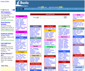 basla.net: Internete burdan BASLA !
Internete burdan BASLA ! Turkiyenin ve Dunyanin iyi web siteleri, internette kaybolmayin, Biz sizin yerinize arastirdik. Sadece BASLAYIN !  Alışveriş , alisveris ,Bedava ,en iyiler mp3 ,internet, eğlence, eglence, gazete, oyun,software,kitap,bedava,sözlük,is,iş bulma,kariyer,resume,ozgecmis,özgeçmiş,havadurumu,hava durumu,resim,film  
