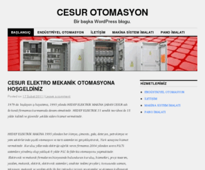 cesurotomasyon.com: CESUR OTOMASYON | Bir başka WordPress blogu.
