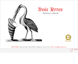 trois-terres.com: TROIS TERRES
Domaine viticole, installé depuis 2004 dans l'hérault, dans le village d'Octon : 3,5 hectares cultivés sans produits chimiques, répartis sur plusieurs communes en petites parcelles, profitant ainsi de terroirs divers. Le domaine vend aussi en Grande Bretagne