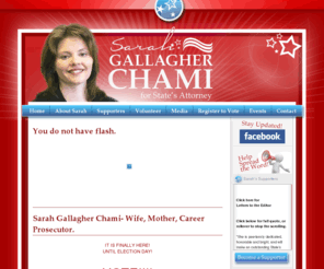 friendsofsarahgallagherchami.info: Sarah Gallagher Chami for State's Attorney
