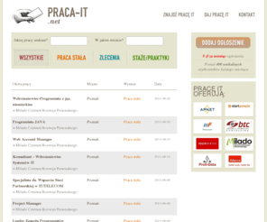 praca-it.net: Praca w IT. Praca dla informatyka.
