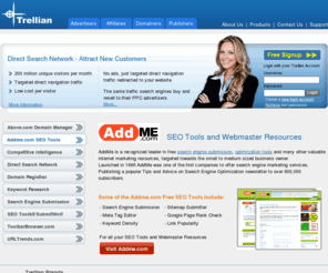 trallain.com: Trellian Software - SEO & Website Marketing Software Solutions
Trellian Software - A leader in the development of Internet ecommerce solutions, website marketing and search engine promotion tools. The flagship products, SubmitWolf PRO and SEO Toolkit are professional URL submission, ranking and optimization programs that can dramatically increase the traffic to your website.