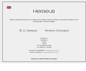 heraeuscz.com: Heraeus CZ, Trumpeš s r.o.
Heraeus CZ, Trumpeš s r.o.