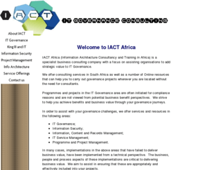 iact-africa.com: iact africa
IACT Africa is a specialist business consulting company with a focus on Governance, Risk and Compliance.