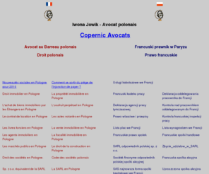 jowik.com: Avocat polonais
Iwona JOWIK - Avocat polonais