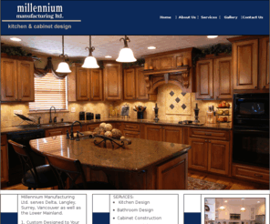 millenniummfg.com: Millennium Manufacturing Contemporary Kitchen Design & Manufacturing GVRD Vancouver BC British Columbia
Design and Manufacturing of Custom Kitchen Cabinets, Vanities & Countertops Vancouver, Canada