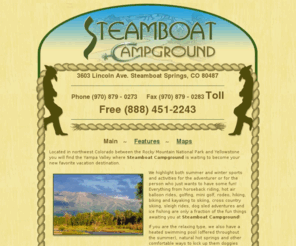 steamboatcampground.com: Steamboat Campground
Steamboat Campground is located in the Yampa Valley in northwest Colorado.