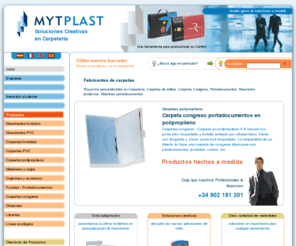 mytplast.es: Carpetas de Anillas, Carpetas Congreso, Portadocumentos - Mytplast
Mytplast - Proyectos en carpetería, archivo y sistemas de presentación de documentos totalmente personalizados. Más de 25 años de experiencia desarrollando y fabricando todo tipo de carpetas de anillas, carpetas forradas, carpetas congreso, portadocumentos, maletines.