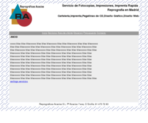 reproacacias.com: Fotocopias,Impresiones,Imprenta Rapida en MAdrid
