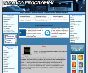 scarica-programmi.com: Scarica programmi - Programmi italiani - Download software
Programmi IT - Web di software di gratuits, il più buon software in italiani per scaricare, emule, kazaa, msn messenger, nero burning, il winsms...