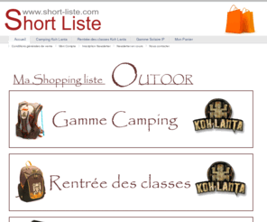 short-liste.com: Accueil - Short liste, shopping-liste a prix discount
Short liste,le pouvoir d'acheter : Une séléction de produits pour faire et se faire plaisir à prix discount.