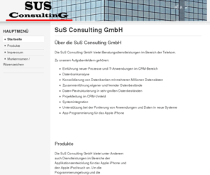 sus-consulting.com: SuS Consulting GmbH
Joomla! - dynamische Portal-Engine und Content-Management-System