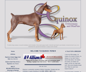 equinoxca.com: Equinox Dobermans & Miniature Pinschers - Keremeos, BC, Canada
doberman pinscher, miniature pinscher, toledobes, fabert, patapin, harr, aztex, equinox, equinoxca, summit, mini doberman, 
miniature doberman pinscher, miniature doberman, pinscher puppy, dobie, dobes, minpins, minpin, dober, picture of miniature doberman pinscher, mini doberman pinscher, 
doberman, dogs, Doberman Pinscher Breeders, Doberman Pinscher Rescues, Doberman Pinscher Puppies, Doberman Pinscher Puppy, I want a Doberman Pinscher, Looking for a Doberman Pinscher, Miniature Pinscher Breeders, Miniature Pinscher Rescues, Miniature Pinscher Puppies, Miniature Pinscher Puppy, I want a Miniature Pinscher, Looking for a Miniature Pinscher