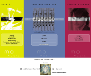 mo-music.com: m o - m u s i c . c o m ::: Günter Mokesch ::: Musikproduktion ::: Event :::
mo music ::: guenter mo mokesch: his music, his work