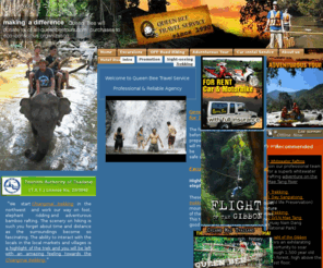 queenbeetours.com: Queenbeetours.com-Professional Travel Agent in Chiangmai Since 1990, Specialist in Trekking & Adventurous Tours
offer trekking chiangmai,chiang mai tours,whitewater rafting,car rent,adventure,mountain biking