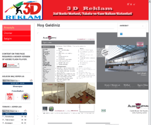 3d-reklam.com: Hoş Geldiniz
Joomla - devingen portal motoru ve içerik yönetim sistemi