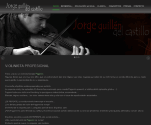 jorgeguillen.net: Inicio
Jorge Guillén, violinista profesional, clases de violín, método suzuki, conciertos