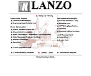 lanzo.net: Lanzo
Lanzo Construction Company, Florida - The complete source for pipeline and construction services.