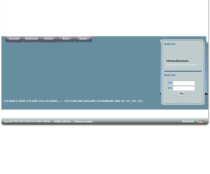 teskablo.com: TES ELEKTRİK BAĞLANTI ELEMANLARI SAN. VE TİC.  LTD. ŞTİ.
TES ELEKTRİK BAĞLANTI ELEMANLARI SAN. VE TİC.  LTD. ŞTİ.