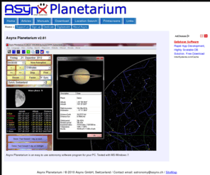 asynx-planetarium.com: Astronomy Software
Astronomy Software Asynx Planetarium official Website