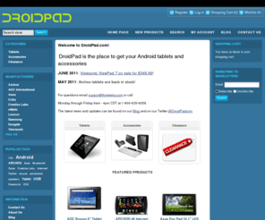 droidpad.com: Droid Pad
DroidPad.com is your source for Android Tablets