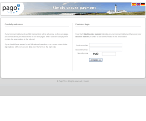 pago7.com: pago7 S.L.
pago7.com - pay because reliably in the Internet be so simple can! Payment processing by credit card, on-line transfer, debit, billing and more