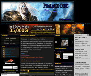 phalanxcore.com: Phalanx Core of Bloodhoof
World of Warcraft guild web site for Phalanx Core of Bloodhoof.