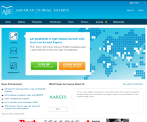 journalexperts.com: English proofreading & editing of academic, science and medical research papers, manuscripts and journal articles | American Journal Experts
