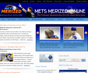 metsmerizedonline.com: Mets Merized Online - A New York Mets Fan Site
A New York Mets Blog For Diehard Mets Fans