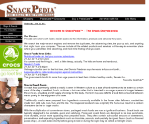 popcornpedia.com: SnackPedia™ - The Snack Encyclopedia
The ultimate snack information source.