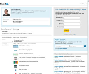 conoronlinkedin.com: Conor Sweeney  | LinkedIn
View Conor Sweeney's professional profile on LinkedIn.  LinkedIn is the world's largest business network, helping professionals like Conor Sweeney discover inside connections to recommended job candidates, industry experts, and business partners.