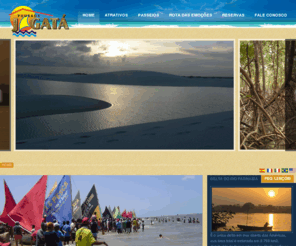 parquelencois.com: Home
A Pousada Jagatá está localizada na Beira Mar de Tutóia em frente ao Delta do Parnaíba e ao lado dos peq. Lençóis Maranhenses. Os apartamentos contam com redes na varanda de frente para o Mar ,frigobar, Tv ,Ar, ventilador. A área social dispoe de Tv,Dvd ,KiosKi,Bar e Restaurante e ducha ao ar livre. Agendamos passeios em toda região dos Lençóis e do Delta.