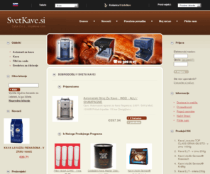 svetkave.com: Avtomati za kavo, Kava, Filtri, Pribor - SvetKave.si
Sylux d.o.o. predstavlja Svet kave!