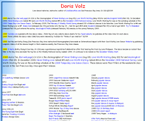 dorisvolz.com: Doris Volz line dance step sheets + free video dance clips
