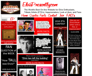 elvispresently.biz: ::ELVIS PRESENTLY::  OFFICIAL RESEARCH WEBSITE (BETA)
Elvis Tribute Artists Impersonators