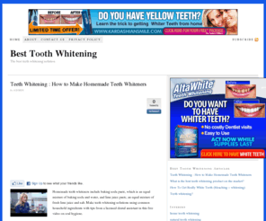 thebesttoothwhitening.com: Best Tooth Whitening — The best teeth whitening solution
The best teeth whitening solution