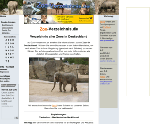 zoo-verzeichnis.de: Zoo-Verzeichnis - alle Zoos in Deutschland
alle Zoos in Deutschland auf zoo-verzeichnis.de