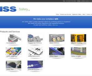 iso13849.com: ISS Safety | We Make Your Workplace Safe
Valve Interlocks . Trapped Key Interlocks . Ronis Interlocks . Machine Guarding . Safety Integration . Safety Consultation . Safety Edges . Safety Bumpers . Safety Mats