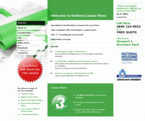 nationalleaseplans.com: Specialists in Residential & Commercial Lease Plans | National Lease Plans - Professional Land Registration Act 2002 Compliant Measured Surveys & Premises Plans Nationwide
National Lease Plans are specialists in the production of Land Registration Act 2002 compliant residential, domestic and commercial lease plans, measured surveys, premises plans, licensing plans, surveyors plans and architects plans nationwide