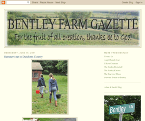 bentleyfarm.org: Bentley Farm Gazette
