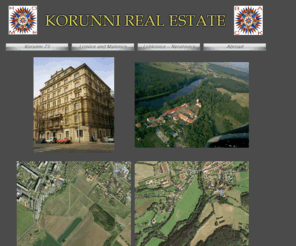 korunni.net: Korunni - Vinohrady
Real Estate in Prague and Czech Republic.
The Korunni building in the Vinohrady neighbourhood.
Constrctible land in Neratovice and South Bohemia (Sumava).