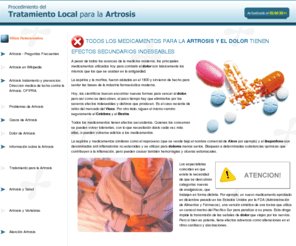 artrosistratamiento.com.ar: Tratamiento Local para la Artrosis
Artrosis demostrada eficacia de los Tratamientos Locales, los medicos han desarrollado procedimientos exclusivos y disenado instrumentos especificos para el tratamiento de la Artrosis.