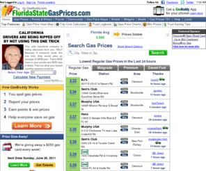 floridastategasprices.com: Florida Gas Prices - Find Cheap Gas Prices in Florida
Search for cheap gas prices in Florida, Florida; find local Florida gas prices & gas stations with the best fuel prices.