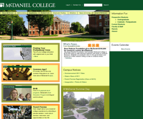 macdaniel-college.org: McDaniel College
McDaniel College is a private four-year college of the liberal arts and sciences.