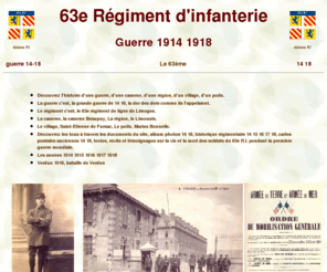 faurillon.com: 63e Regiment d Infanterie de ligne de Limoges guerre 1914 1918
63eme regiment d'infanterie, Limoges 1914 1918, soldats du limousin, la grande guerre, la der des ders, guerre 1914 1918, 14 18, histoire de Fursac, la creuse, les poilus, Cartes postales, photos 14 18