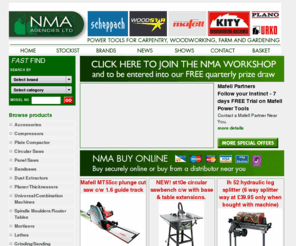 nmatools.co.uk: NMA Agencies
NMA Agencies is a major stockist and distributor of leading brand power tools for carpentry, woodworking, farm and gardening.