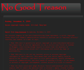 nogoodtreason.net: No Good Treason
