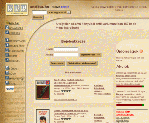 antikva.hu: Online Antikvárium 
