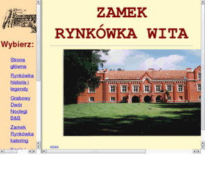 zamekrynkowka.com: zamekrynkowka.com
Informacje teleadresowe a także opis i zdjęcia pałacu w Rynkówce,zabytków,kultury,sportu,turystyki.Możliwoć rezerwacji miejsc.